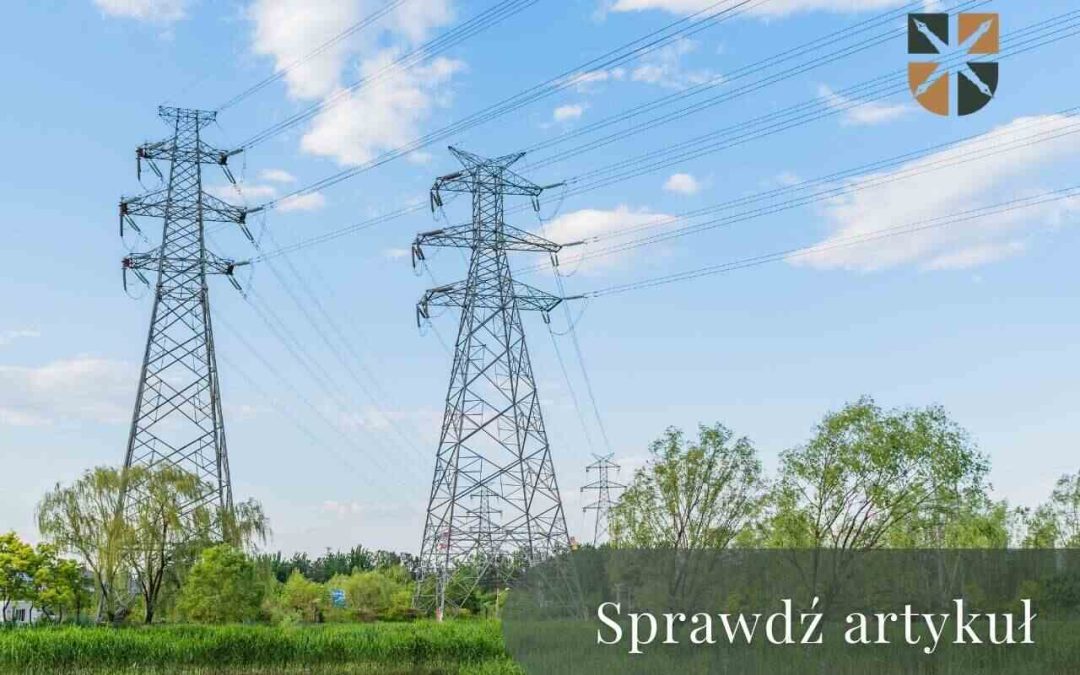 Słupy wysokiego napięcia