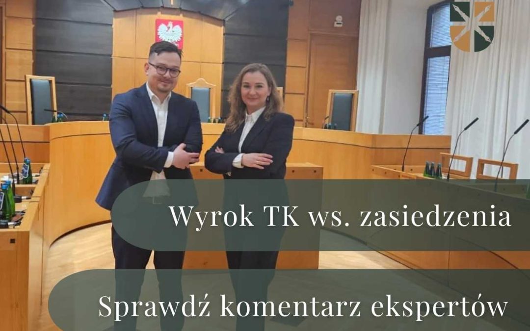 Wyrok Trybunału Konstytucyjnego ws. zasiedzenia służebności przesyłu, sprawdź komentarze ekspertów kancelarii.