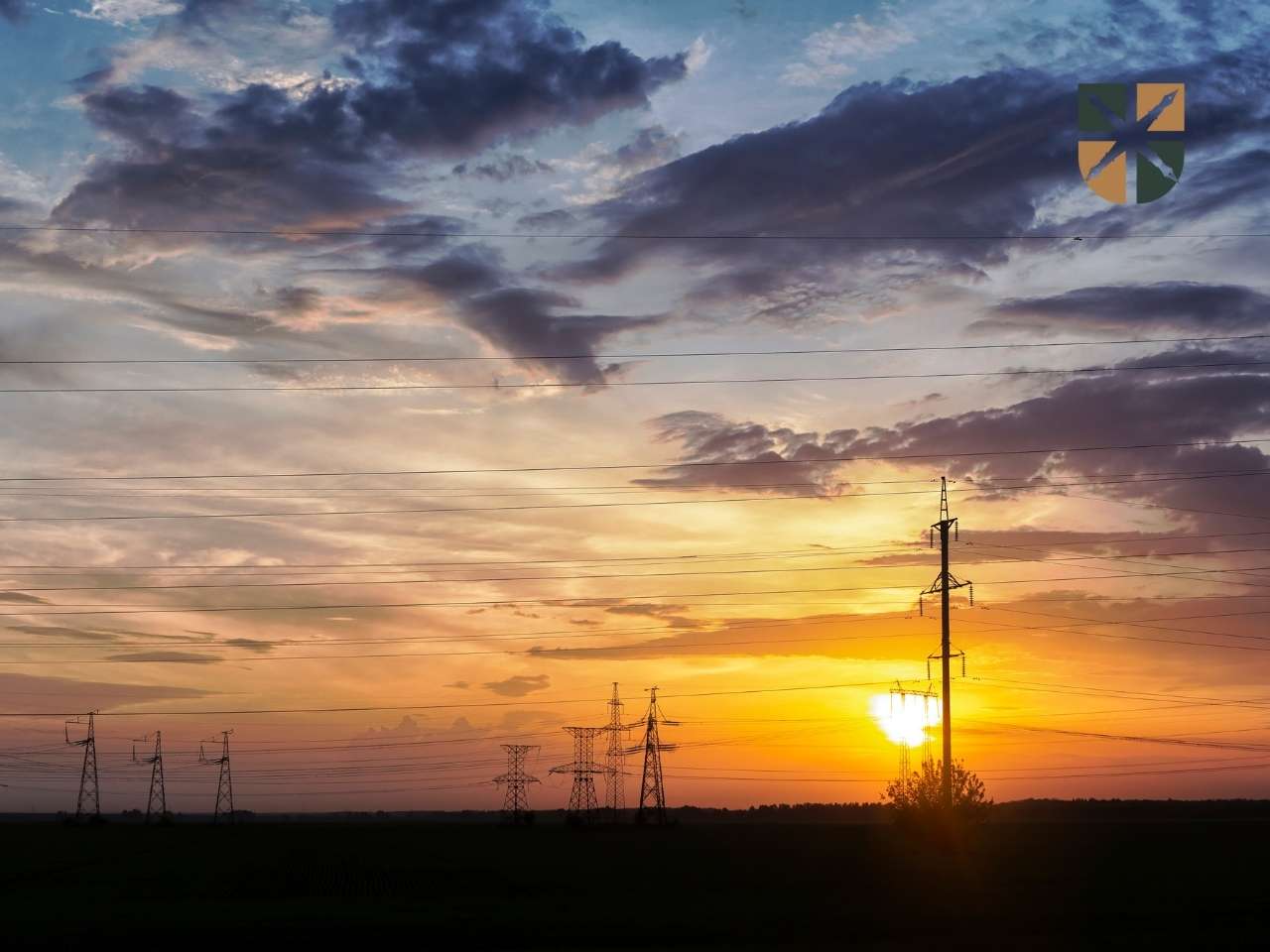 słup energetyczny, urządzenie przesyłowe
